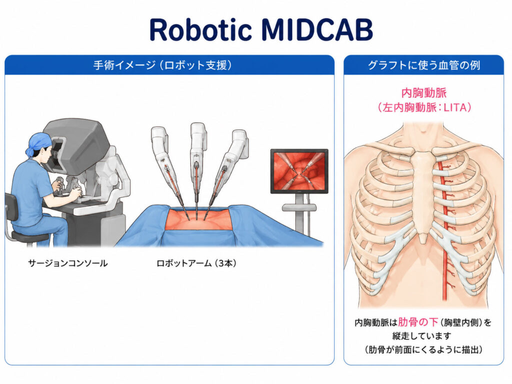 ロボット支援下冠動脈バイパス術